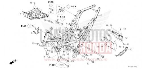 CARROSSERIE DE CHASSIS NSS750R de 2024
